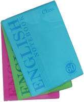 CLASS SOLID PP JACKET EN 4 LINES F17 -185 x 250 , 60 Sheets Ass Colours